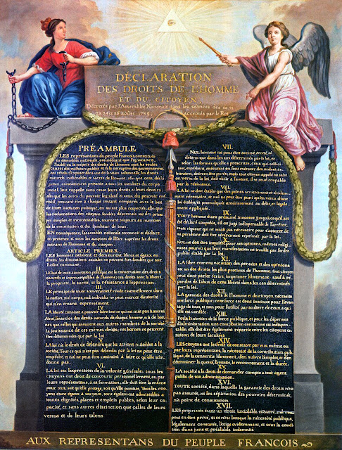 The Deceleration of the Rights of Man image from the Reasoned Perspecties.