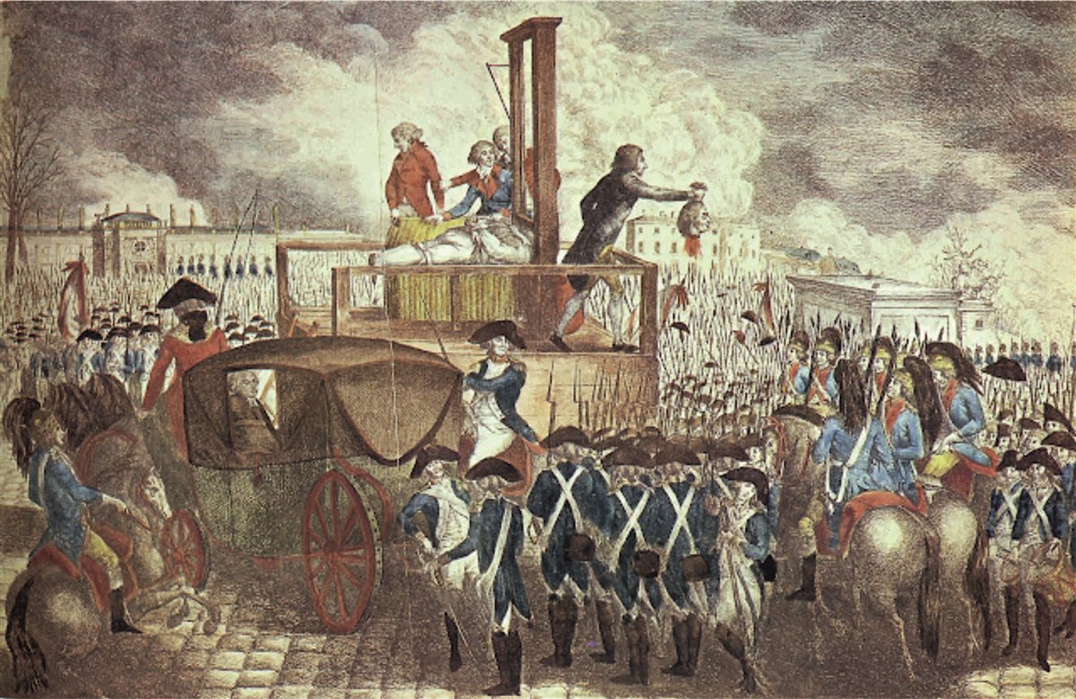 Execution of Louis XVI image from the Reasoned Perspecties.