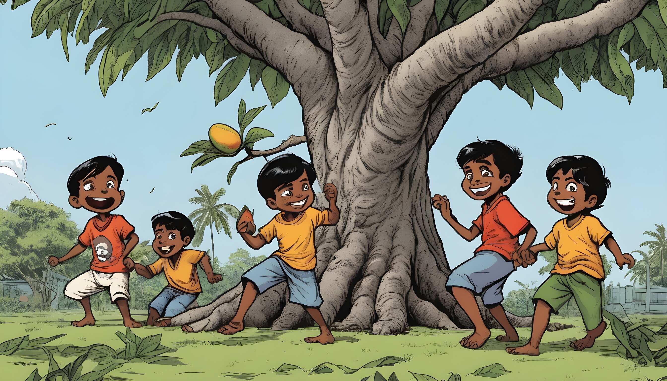 മാവിൻചുവട്ടിലെ ലോകം: കുട്ടിയായ് നടന്ന കാലം... വളരെയൊന്നും ഓർമ്മയില്ലയെങ്കിലും മനസ്സിന്റെ മാറാലതല്ലിയ കോണുകളിൽ ചിതറിക്കിടക്കുന്ന നിറം മങ്ങിയ ചില ചിത്രങ്ങൾ